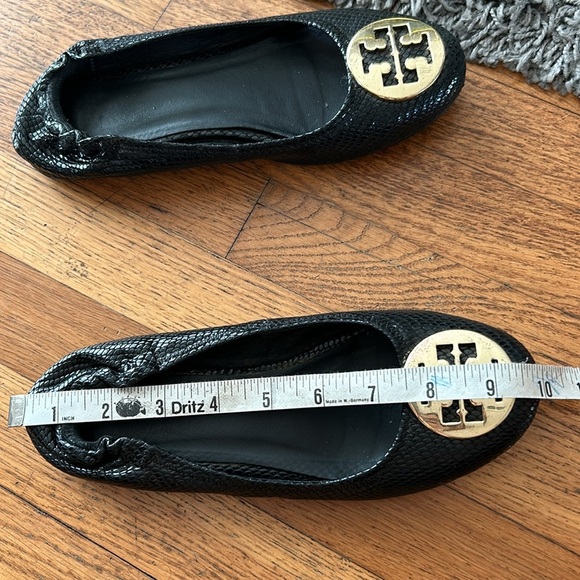 Tory Burch Black Reva Flats - Picture 9 of 9